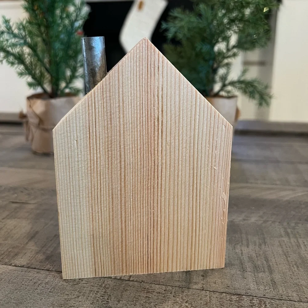 Target 🎯 3 Farmhouse Wooden Houses Tiered Tray Decor Home Accents